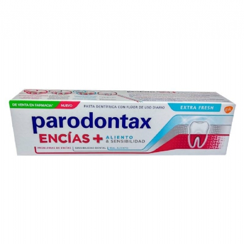 Parodontax encias + aliento & sensibilidad  extra fresh (1 tubo 75 ml)